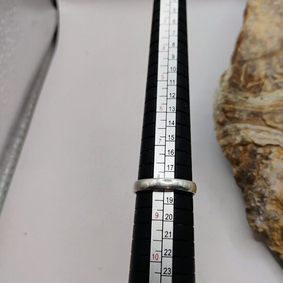 Huge Southwest Pink Conch Shell Sterling Silver Long Blossom Ring Size 8 - Picture 8 of 8